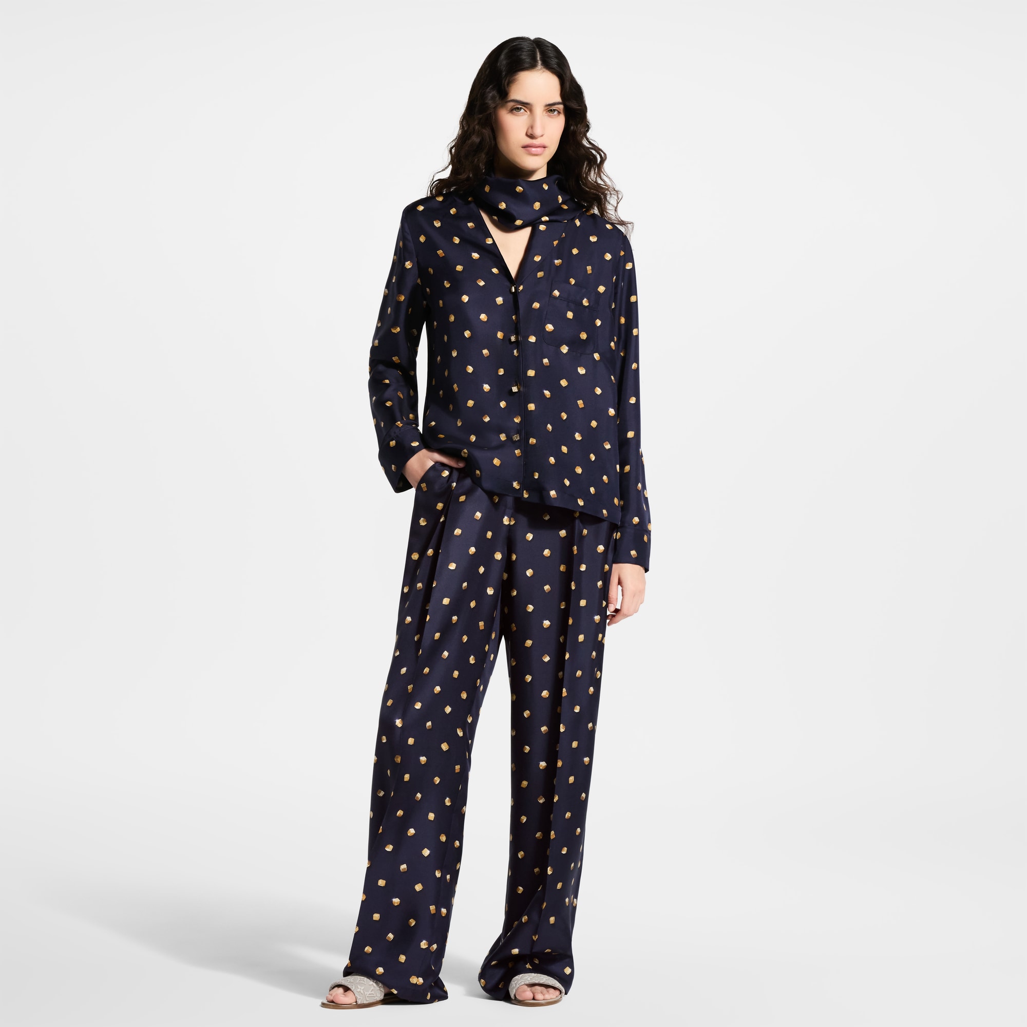LV Cube Pajama Shirt - Women - Ready-to-Wear | LOUIS VUITTON ®